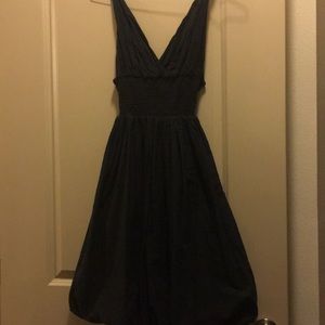 V Neck Midi Dress